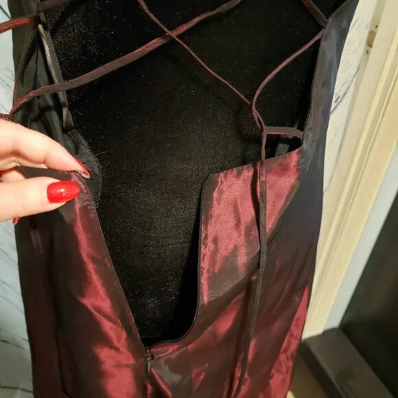 Acetate Formal Dress size 7 - Picture 6 of 12